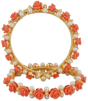 82% OFF on Classique Designer Jewellery Alloy Pearl Bangle Set(Pack of 2) 82% OFF on Classique Designer Jewellery Alloy Pearl Bangle Set(Pack of 2)