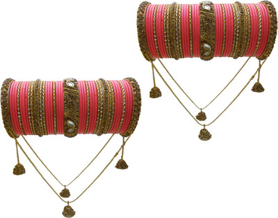 

My Design Lac Gold-plated Chudas(Pack of 78), Multicolor