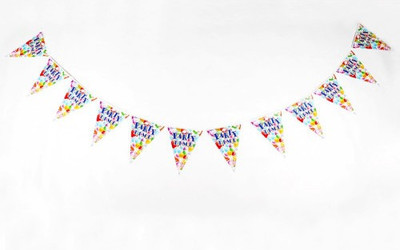 

Funcart Party Time Banner(1 ft, Pack of 12)
