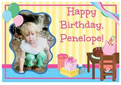 

PARTY PROPZ Peppa Pig Birthday Wallpaper Banner(10 ft, Pack of 1)