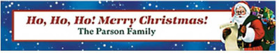 

PARTY PROPZ Ho Ho Ho Banner(5 ft, Pack of 1)