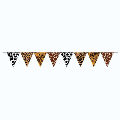 

PARTY PROPZ Jungle Theme Pennant Banner(10 ft, Pack of 1)