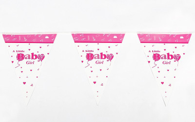 

Funcart Little Baby Girl Banner(1 ft, Pack of 12)