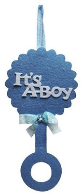 

Funcart Its A Boy Rattle Hanging Decoration Banner(0.7 ft, Pack of 1)