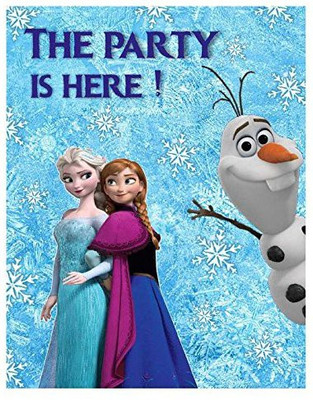

PARTY PROPZ Frozen Door Banner(5 ft, Pack of 1)