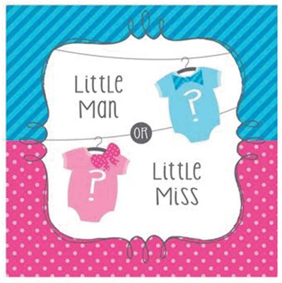 

PARTY PROPZ Little Man Little Miss Banner(6 ft, Pack of 1)