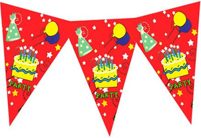 

Planet Jashn Planet Jashn Happy Birthday party Buntings Pennant Flag(8 ft, Pack of 1)