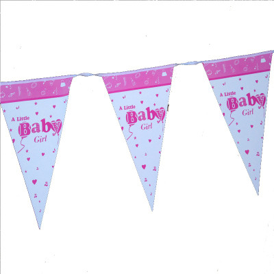 

Planet Jashn Planet Jashn A Little Baby Girl Bunting Pennant Flag(8 ft, Pack of 1)