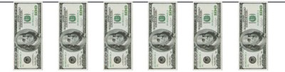 

Beistle $100 Bill Pennant Banner Pennant Banner(12 ft, Pack of 1)