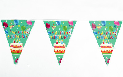 

Funcart Frolic Birthday Banner(10 ft, Pack of 12)