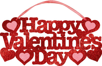 

Amscan HVD Large Message Sign MDF With Glitter Banner(2 ft, Pack of 8)