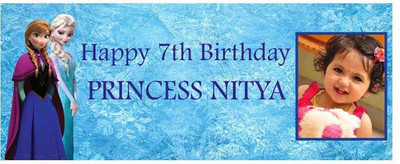 

PARTY PROPZ Frozen Theme Banner(5 ft, Pack of 1)