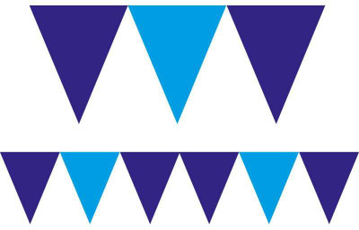 

PARTY PROPZ Decoration Stuff Pennant Banner(8 ft, Pack of 1)