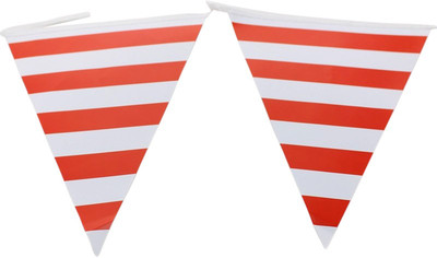 

Funcart Pennant Bunting Stripe Banner(10 ft, Pack of 1)