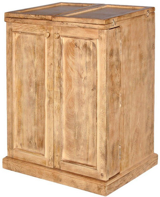 

Shop Sting Solid Wood Bar Cabinet(Finish Color - Natural Brown)