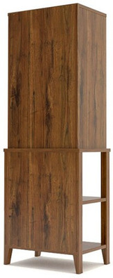 

Tezerac Solid Wood Bar Cabinet(Finish Color - Natural)