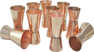 

DakshCraft 10 - Piece Bar Set(Copper)