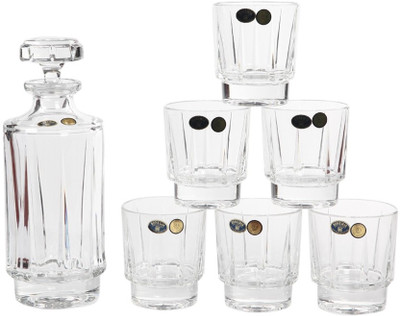 

Bohemia Olvia MOD0363 (Crystal) 7 - Piece Bar Set(Crystal)