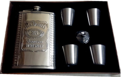 

Pia International 9oz (266ml) Flask With Opener 6 - Piece Bar Set(Stainless Steel)
