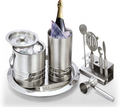

MAXELL Maxell Kingfisher Bar Set 9 - Piece Bar Set(Stainless Steel)