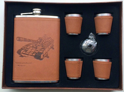

Star Magic Leather 8oz 6 - Piece Bar Set(Stainless Steel)