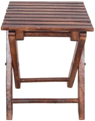 

Desi Karigar Solid Wood Bar Stool(Finish Color - Brown Glossy)