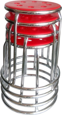 

Mavi Metal Bar Stool(Finish Color - Red)