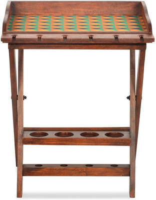 

@home by Nilkamal Tryst Solid Wood Bar Trolley(Finish Color - NA)
