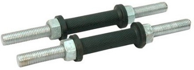 

Fitness Solutions Steel Dumbell Rods 14 Inches Weight Lifting Bar(Silver), Multicolor