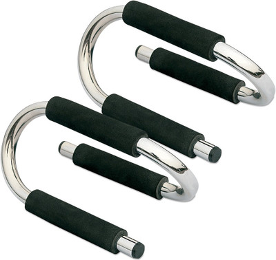 

Vinex Sleek (Chrome Plate - Medium Size) Push-up Bar(Grey), Gray