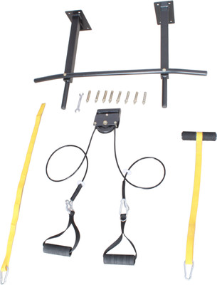 39% OFF on Home Gym Dynamics With Pulley Core Trainer Pull-up Bar(Black, Yellow) 39% OFF on Home Gym Dynamics With Pulley Core Trainer Pull-up Bar(Black, Yellow)