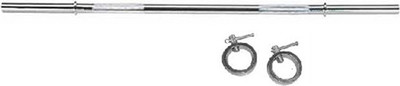 

Claxon Straight Rod Weight Lifting Bar(Silver)