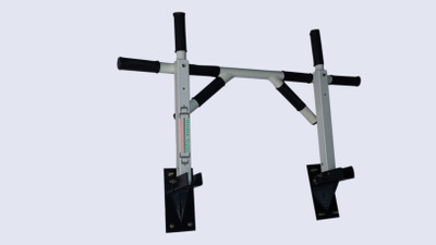 

Mh Jim Equipments Pull up Bar Folding Push-up Bar(Black, White), Block;white