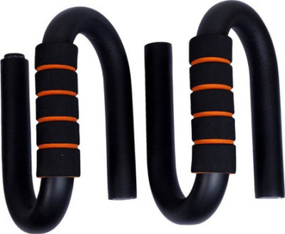 BES BES Rubbercoated Pushup Stand Push-up Bar(Black)