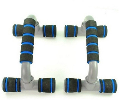 

Divinext Plastic S-Shaped DI-116 Push-up Bar(Blue, Black, Grey), Black;blue;grey