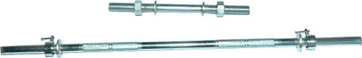 

Royal 3ft Straight ROD + 1pc Silver Handle Weight Lifting Bar(Silver)