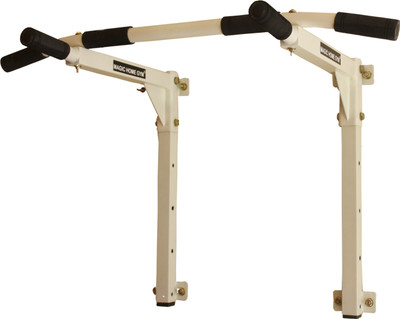

Magic Home Gym Height Adjusting Bar Pull-up Bar(Silver, Black), Ivory
