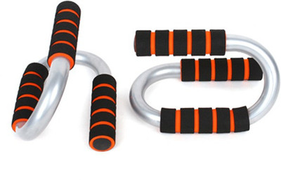 

Magson Fitness S Shape Push-up Bar(Black, Blue)