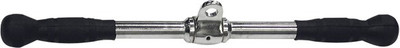 IRIS progrip_revolvingstraight Multi training Bar Silver, Black IRIS Bars