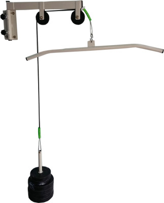

Home Gym Equipments Folding lat Pulli Pull-up Bar(White)