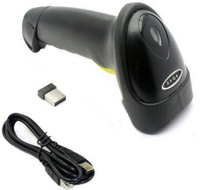 SYGA 10 meter visual wireless Range 2.4GHZ WIRELESS 001 Laser Barcode Scanner(Handheld)