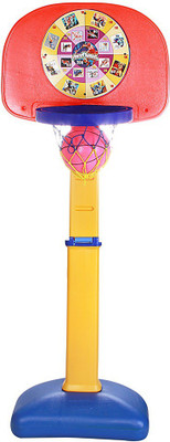 

Variety Gift Centre Basket Ball And Dart Game With Adjustable Height 61.4 Basketball Backboard(Multicolor)