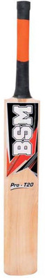 

BSM PRO T-20 Kashmir Willow Cricket Bat(600-800 g
