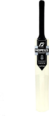 

Nopeus BLACK SILVER CAPTAIN Poplar Willow Cricket Bat(1050 g