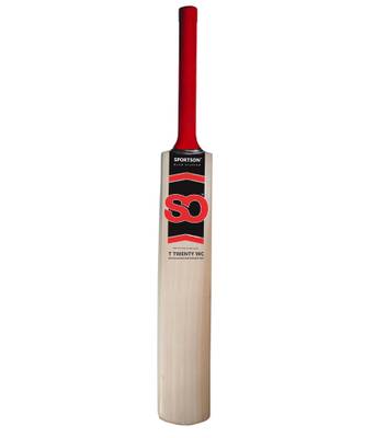 Sportson T Twenty WC Poplar Willow Cricket  Bat (6, 650 g) 