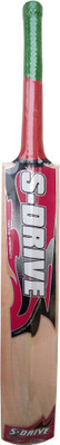 

S Drive KW-Red Series Kashmir Willow Cricket Bat(Short Handle, 1200 g)