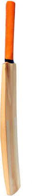

NORTH INDIA SPORTS PLAIN BAT ORANGE GRIP Poplar Willow Cricket Bat(700-1200 g
