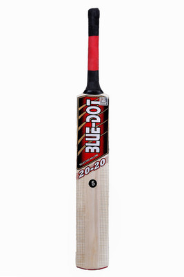 

Blue Dot 2020 Leather Kashmir Willow Cricket Bat(5, 700-850 g)