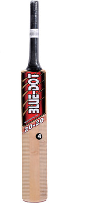 

Blue Dot Leather No.4 K.W. Kashmir Willow Cricket Bat(4, 990 g)