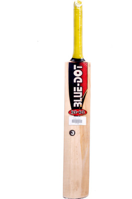 

Blue Dot Leather No.3 K.W. Kashmir Willow Cricket Bat(3, 990 g)